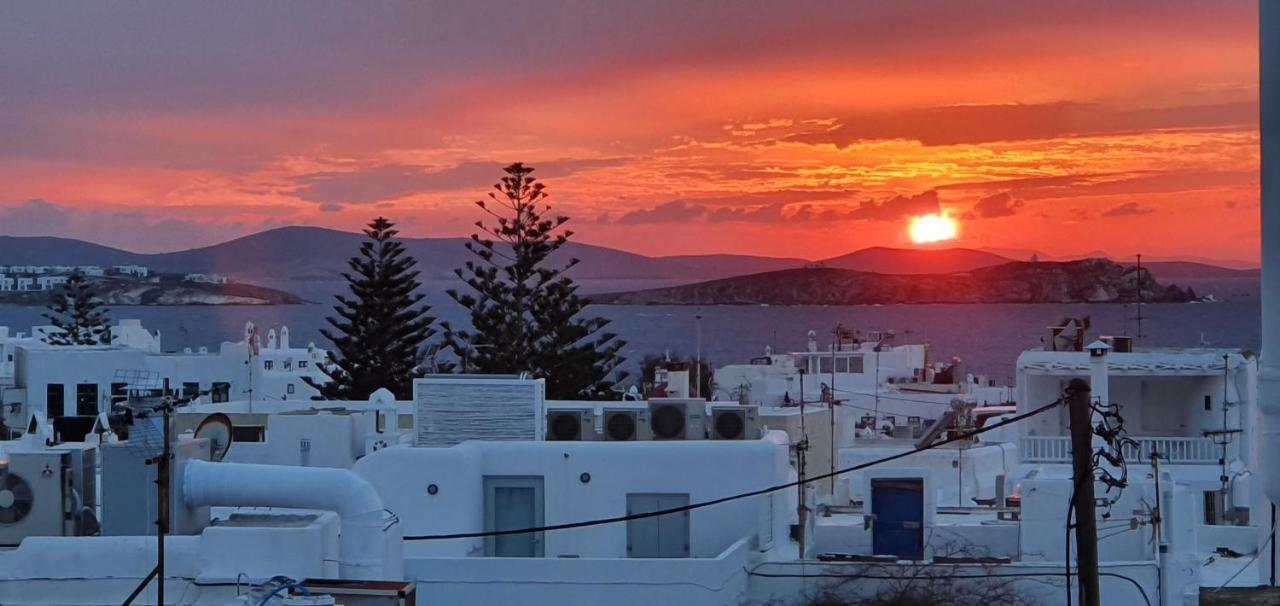 Floral Villa With Marvelous View To Mykonos Town Esterno foto